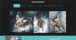 Desktop Screenshot of marylise-froehly.com